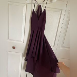 Purple Windsor Semi Formal Dress
